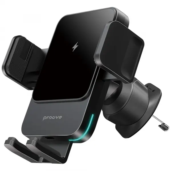 Incarcator Auto Wireless Proove Sonic, 15W, 1.67A, Gri WHSN15002001