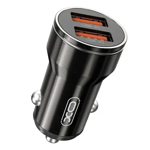 Incarcator Auto XO Design CC48, 12W, 2.4A, Negru