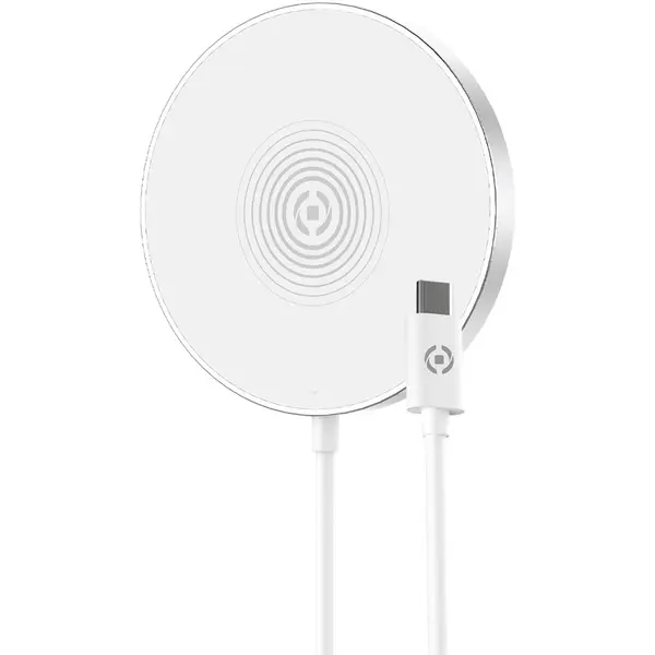 Incarcator Celly Magsafe Wireless, 10 W, Compatibil Iphone, 10 A, Alb