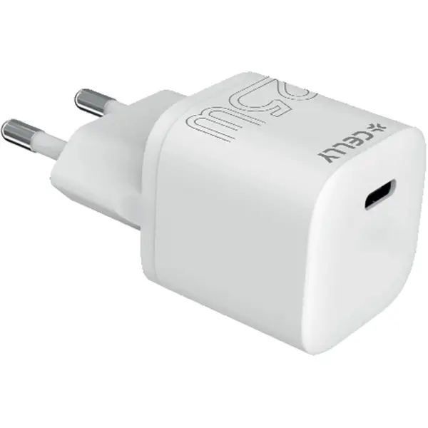 Incarcator Celly priza PowerDelivery dedicat Samsung, 25W, USB-C, Alb