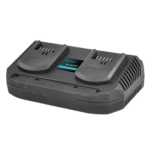 Incarcator Detoolz DZ-SE207, 18V incarcare 3.5A/ora, 2 acumulatori