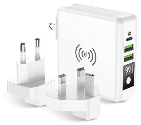 Încărcător Forcell - F-Energy, 4в1, 15W, 8000 mAh, alb