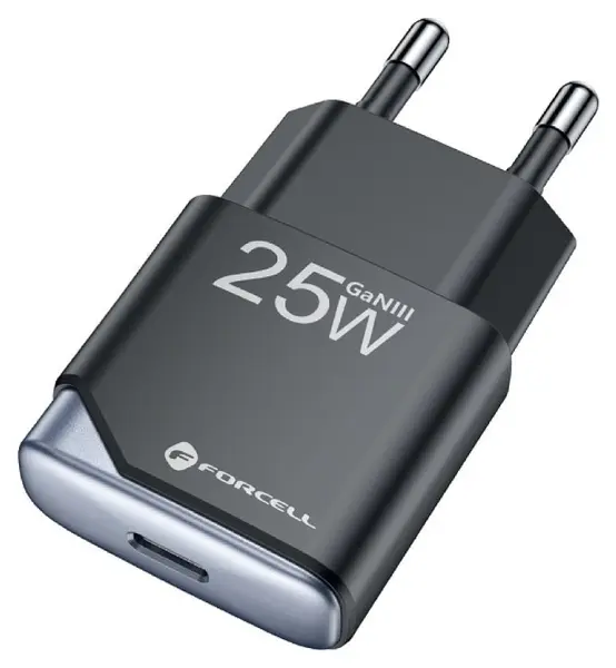 Încărcător Forcell - F-Energy B125101-E, 25W, GaN III, negru