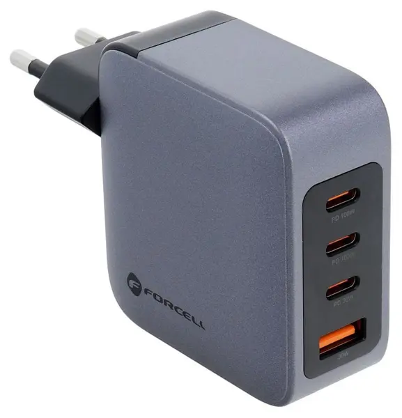 Încărcător Forcell - F-Energy VT-46, 100W, GaN, gri