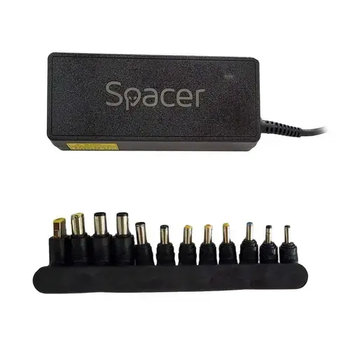 Incarcator laptop universal Spacer, 90W comutare automata tensiune – compatibil cu majoritatea NB