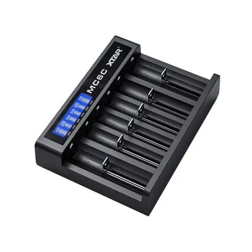 Incarcator Li-Ion XTAR MC6C, pentru 6 acumulatori