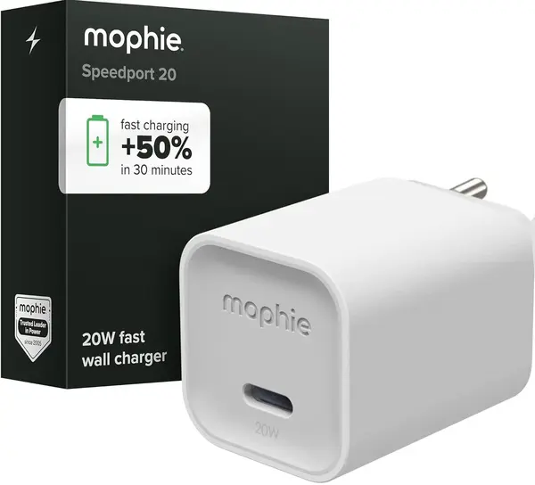 Încărcător mophie - Speedport 20, 20W, USB-C, alb