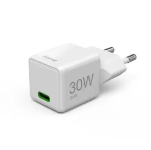 Incarcator rapid Hama 201982, USB-C, PD / QC / GaN, 30W (Alb)
