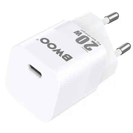 Incarcator retea 20W USB c - alb Bwoo GSM183267
