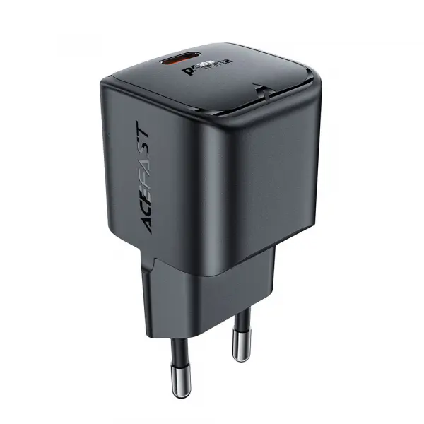 Incarcator Retea Acefast A77, 30W, 3A, 1 x USB-C, Negru