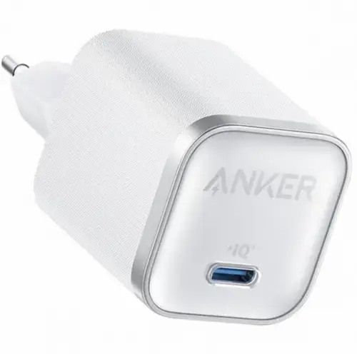 Incarcator retea Anker Nano 45W, Super Fast Charger, USB-C (Alb)