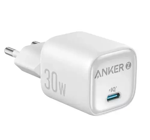 Incarcator retea Anker Zolo 30W Super Fast Charger USB-C (Alb)