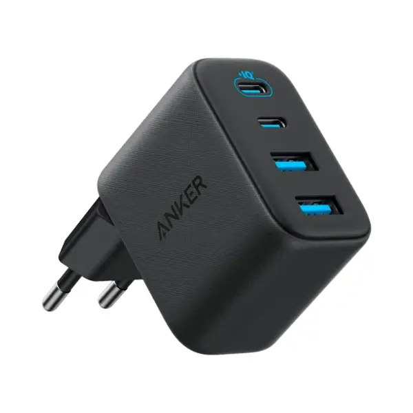 Incarcator Retea Anker Zolo, 50W, 3A, 2 x USB-A - 2 x USB-C, Negru