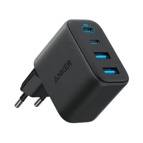 Incarcator Retea Anker Zolo, 50W, 3A, 2 x USB-A - 2 x USB-C (Negru)