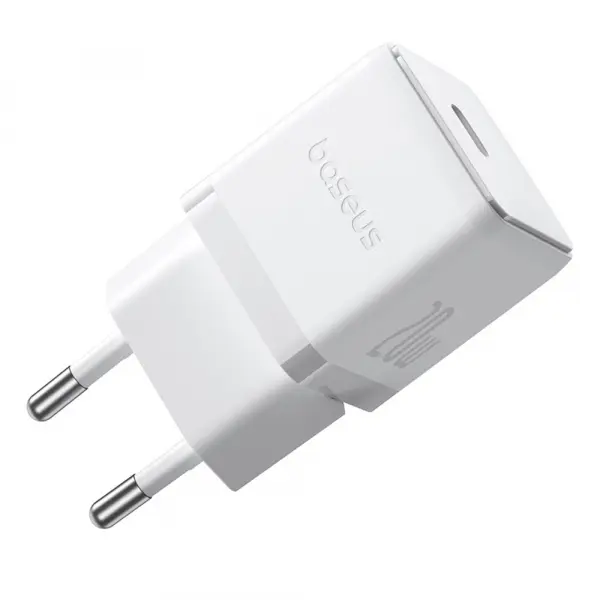 Incarcator Retea Baseus Palm, 20W, 3A, 1 x USB-C, Alb P10111602213-00