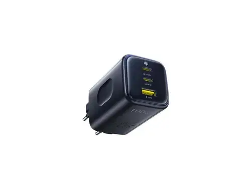 Incarcator retea Baseus PicoGo AE11, 100W, 1 x USB, 2 x USB Type-C (Negru)