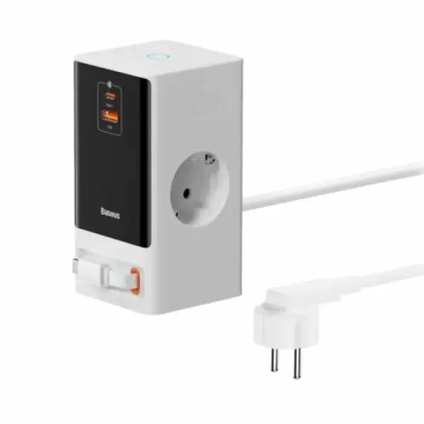 Incarcator Retea Baseus PowerCombo 65W a Incarcator Retea Baseus PowerCombo 65W a