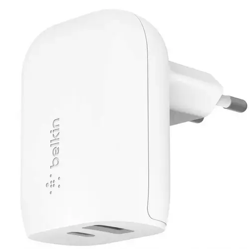 Incarcator retea Belkin WCB007VFWH, 32W, USB-C (Alb)