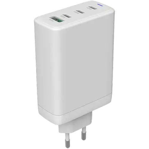 Incarcator retea CANYON CNS-CUW140ACC, 140 W GaN, 3x USB Type-C PD, 1x USB-A QC (Alb)