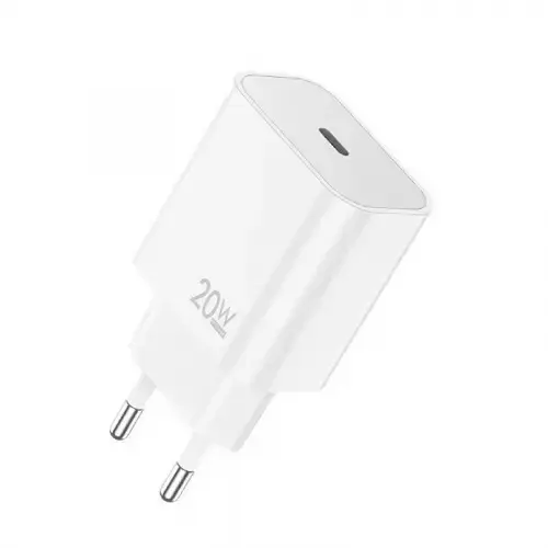 Incarcator Retea Cu Cablu USB-C Sendem OG73, 20W, 3A, 1 x USB-C (Alb)