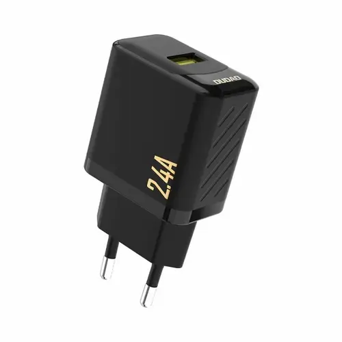Incarcator retea Dudao A23, USB-A, 2.4A (Negru)