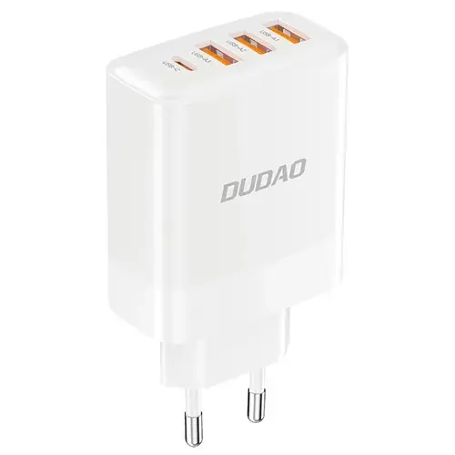 Incarcator Retea Dudao A5HEU, 20W, 3A, 1 x USB-C, 3 x USB-A, Alb