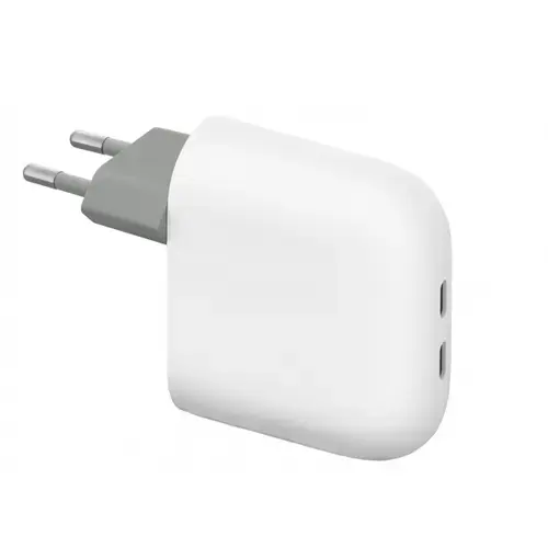 Incarcator Retea Google Pixel Flex GA09856-EU, 67W, 4A, 2 x USB-C (Alb)