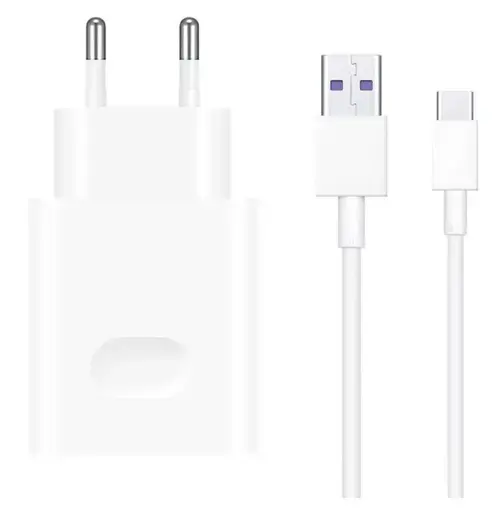 Incarcator Retea Huawei Super Charge CP404, Max. 22.5 W, Cablu USB Type-C (Alb)