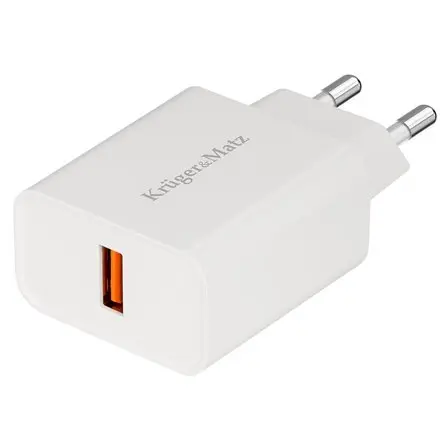 Incarcator Retea Quick Charge 3.0 18W KRUGER&MATZ KM0851 (alimentator 5v)