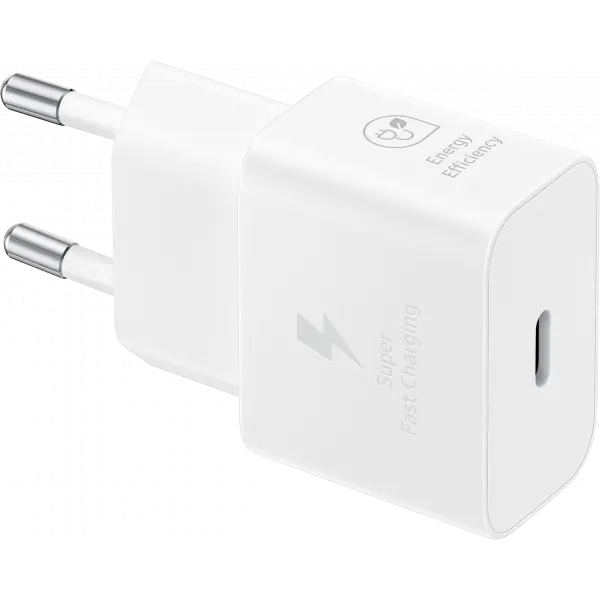 Incarcator Retea Samsung, 25W, 3A, 1 x USB-C, Alb EP-T2510NWEGEU