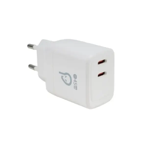Incarcator retea Spacer GaN, 2 x USB 45W Incarcator retea Spacer GaN, 2 x USB 45W