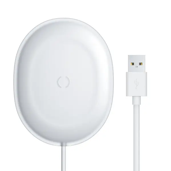 Incarcator Retea Wireless Baseus Jelly, 15W, 1.67A, Alb WXGD-02
