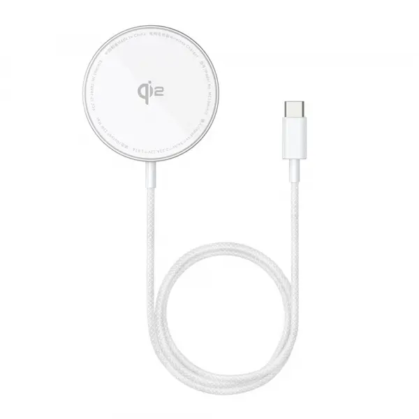 Incarcator Retea Wireless Baseus Simple Mini4 Air, 15W, 1.67A, Argintiu P10278200S11-00