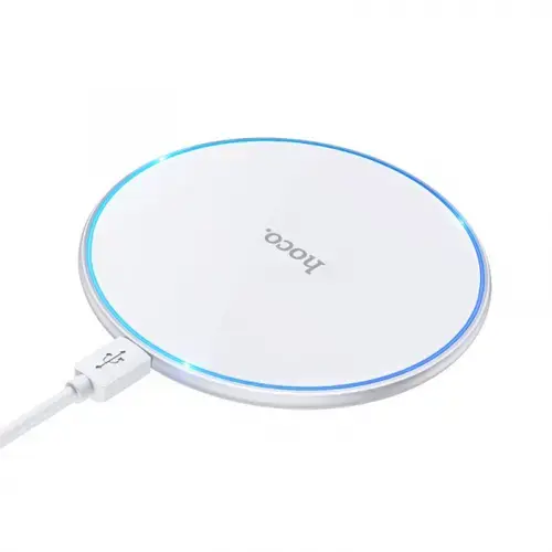 Incarcator Retea Wireless HOCO CW6 Pro, 15W, 1.67A (Alb)