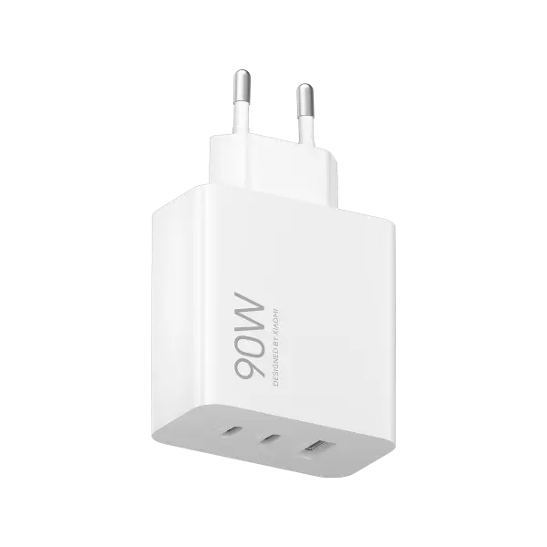 Incarcator Retea Xiaomi, 90W, 6.1A, 1 x USB-A - 2 x USB-C, Alb BHR087MEU