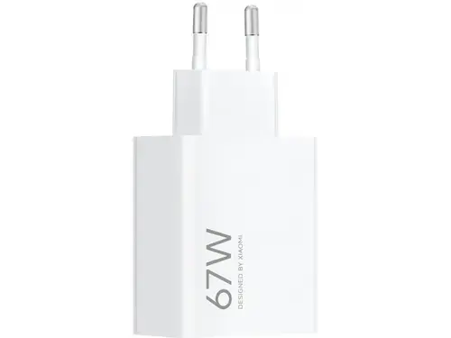 Incarcator retea Xiaomi HyperCharge BHR07SKEU, 67 W, USB-A (Alb)