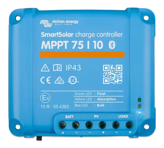 Incarcator solar 12v 24v 10a victron energy smartsolar mppt 75/10
