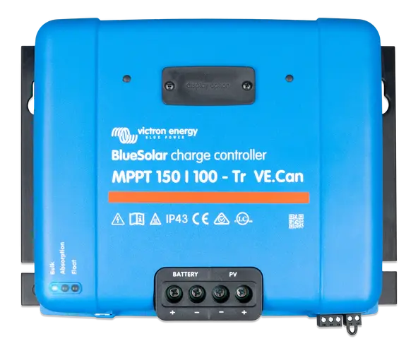 incarcator solar 12v 24v 48v 100a victron energy bluesolar mppt 150/100-tr ve.can