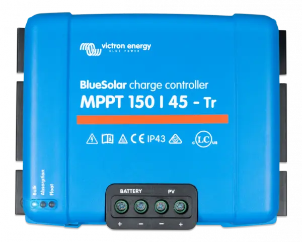 incarcator solar 12v 24v 48v 45a victron energy bluesolar mppt 150/45