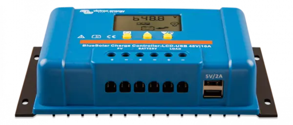 Incarcator solar LCD&USB 48V-20A Victron Energy BlueSolar PWM-LCD&USB 48V-20A