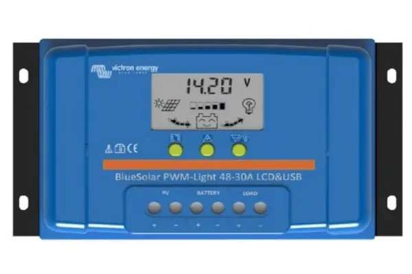 incarcator solar lcd&usb 48v-30a victron energy bluesolar pwm-lcd&usb 48v-30a