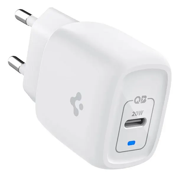 Încărcător Spigen - Power Arc PE2009EU, USB-C, 20W, alb