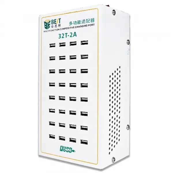 Incarcator Statie Best 32T-2A, 2A, 32 x USB-A, Alb