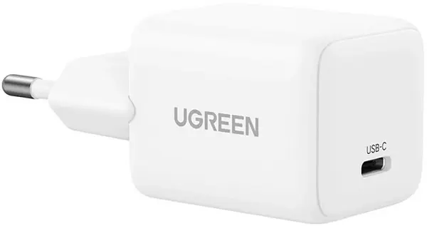 Încărcător Ugreen - X513, USB-C, GaN, 30W, alb