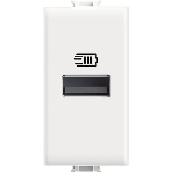 Incarcator Usb tip A 15W Bticino Matix AM4191A, alb