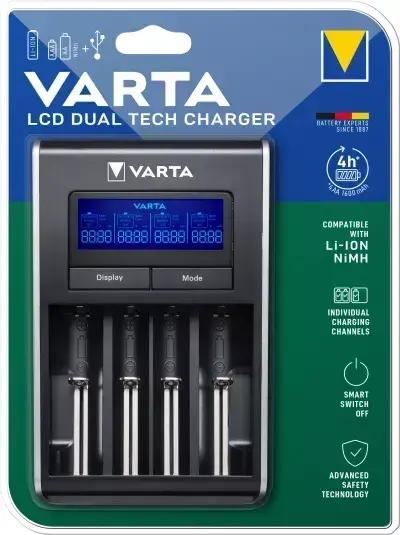 Incarcator Varta LCD Dual tech charger 57676 Incarcator Varta LCD Dual tech charger 57676
