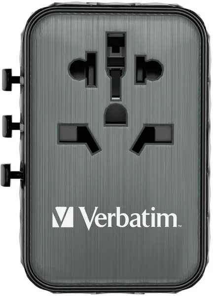 Încărcător Verbatim - UTA-05 GaN III Universal Travel Adapter, negru