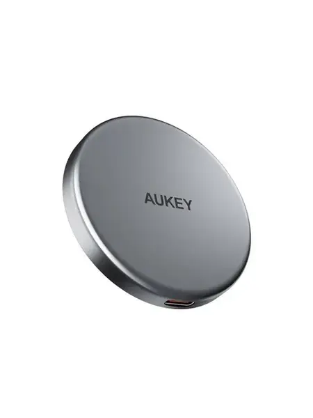 Incarcator wireless Aukey LC-MC10, 15W, fast charge, 1 x USB-C (Negru)