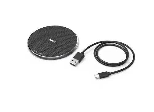 Incarcator Wireless Hama QI-FC10 201683, 10W (Negru)