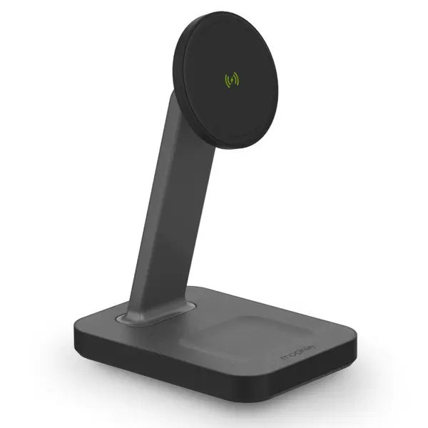 Încărcător wireless mophie - Snap+, 15W, MagSafe, negru